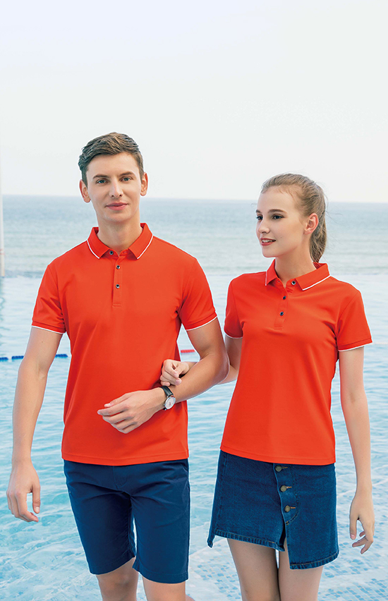 橙红色POLOT恤